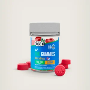 CBDFx | Gomitas de CBD + Delta 9 | Berry Buzz | 20pzs