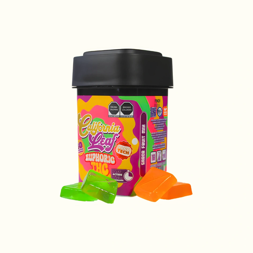 California Leaf | Gomitas con THC Delta 9 25mg/pza | 15 o 30 piezas - Imagen 4