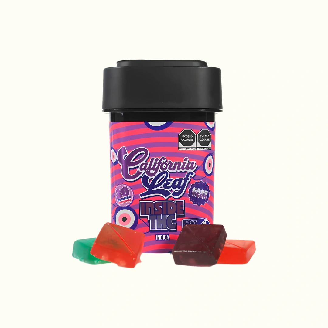 California Leaf | Gomitas con THC Delta 9 25mg/pza | 15 o 30 piezas - Imagen 2