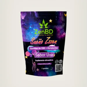 ZenBD | Gomitas de CBD Full Spectrum + Melatonina Para Dormir | 5 o 30pzs
