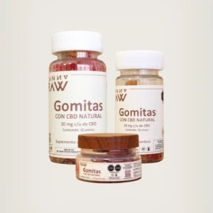 The Canna Raw | Gomitas con CBD 20mg/pza | Cannabidiol México